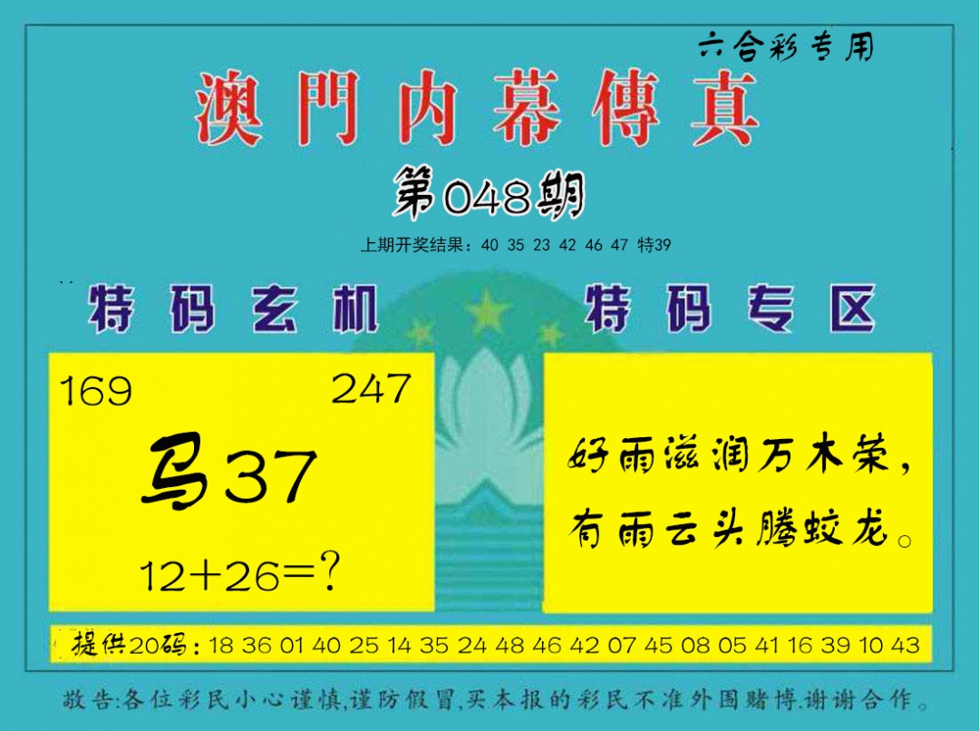 048期内幕传真[图]