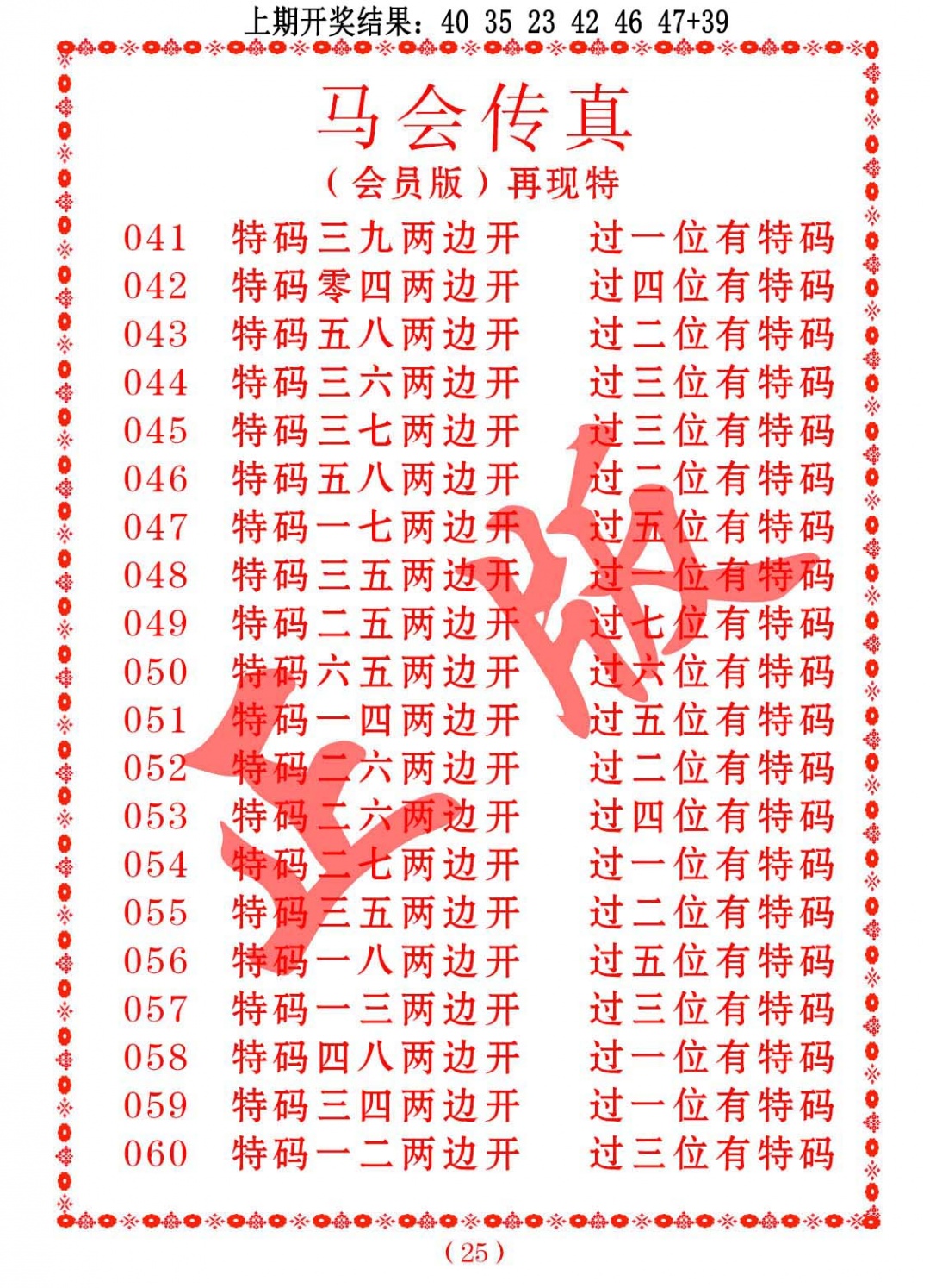 048期马会传真[图]