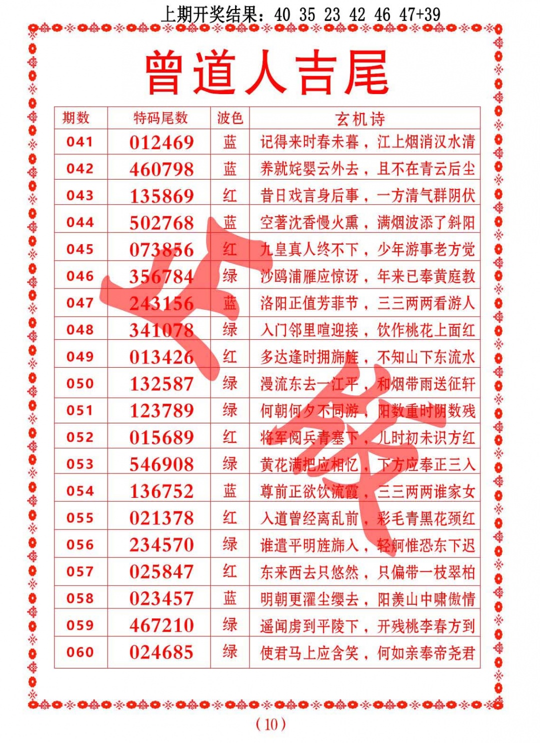 048期曾道人吉尾[图]