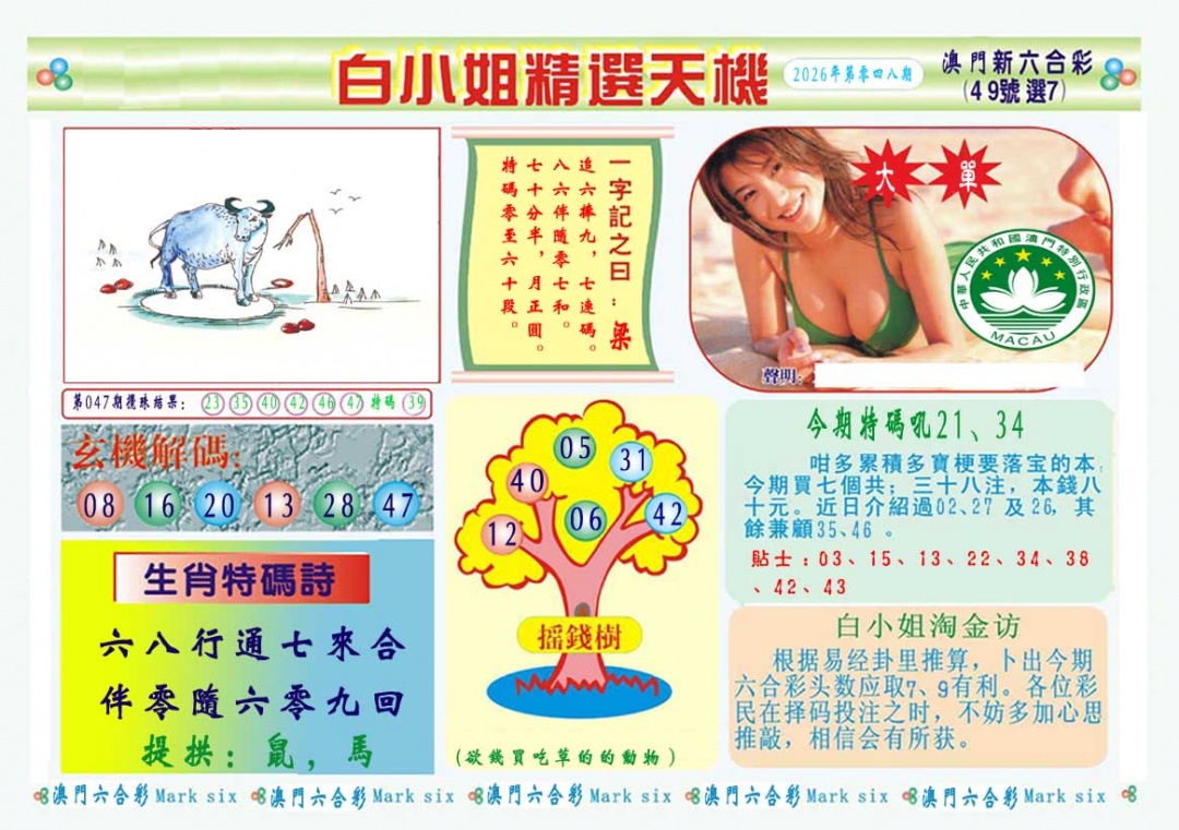 048期白小姐精选玄机A[图]