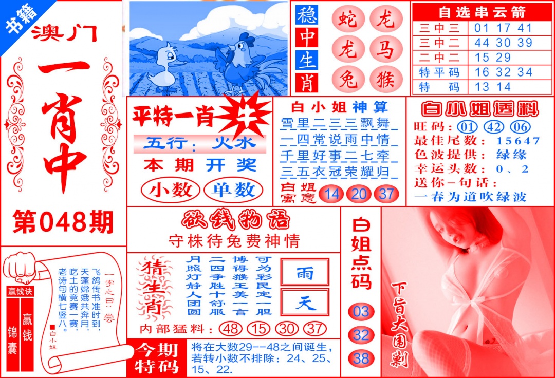 048期澳门锦囊宝典[图]