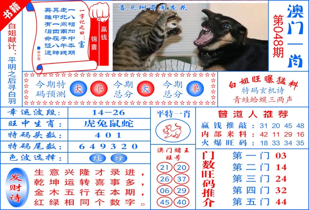 048期澳门东北虎[图]