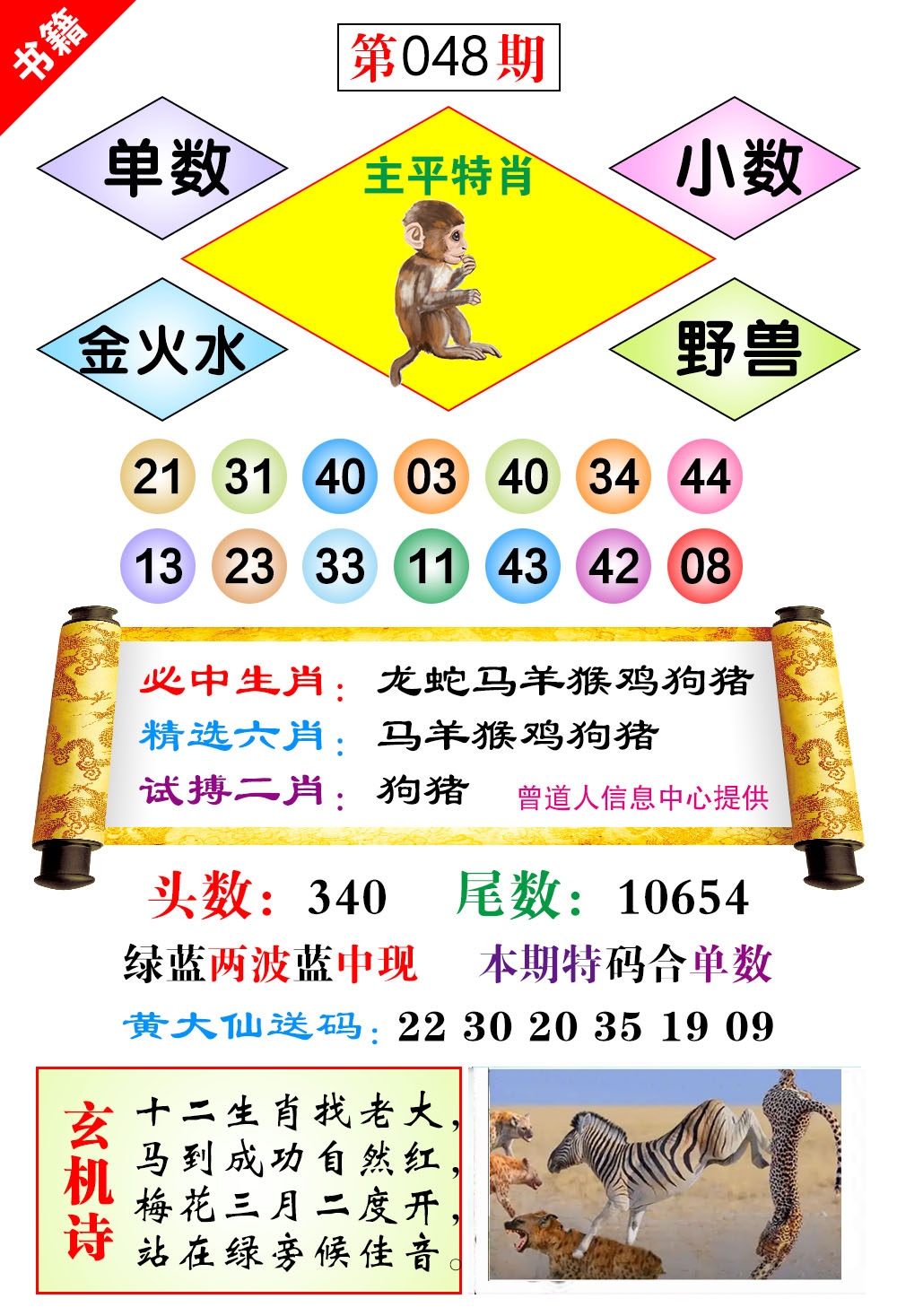 048期澳门济公十八码[图]