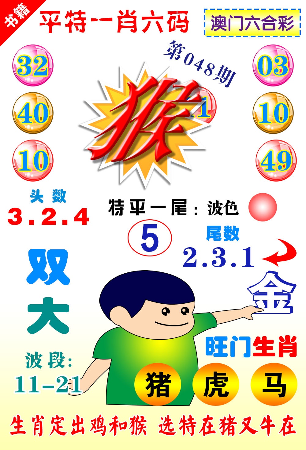 048期澳门一肖六码[图]