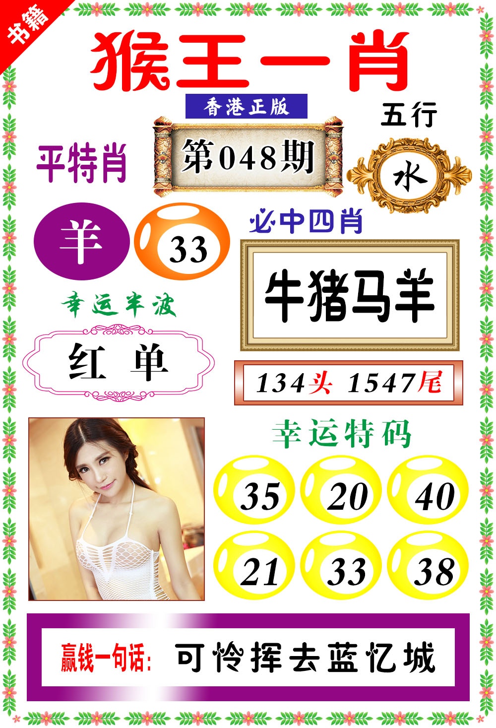 048期澳门猴王猴[图]