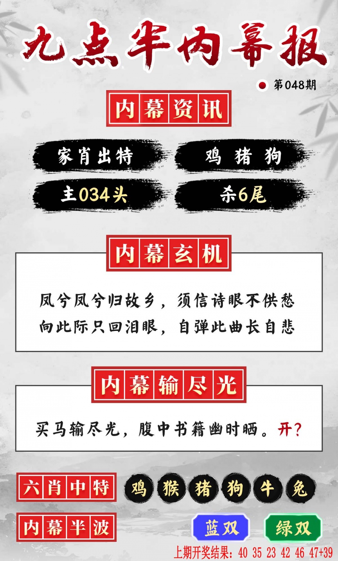 048期九点半内幕报[图]