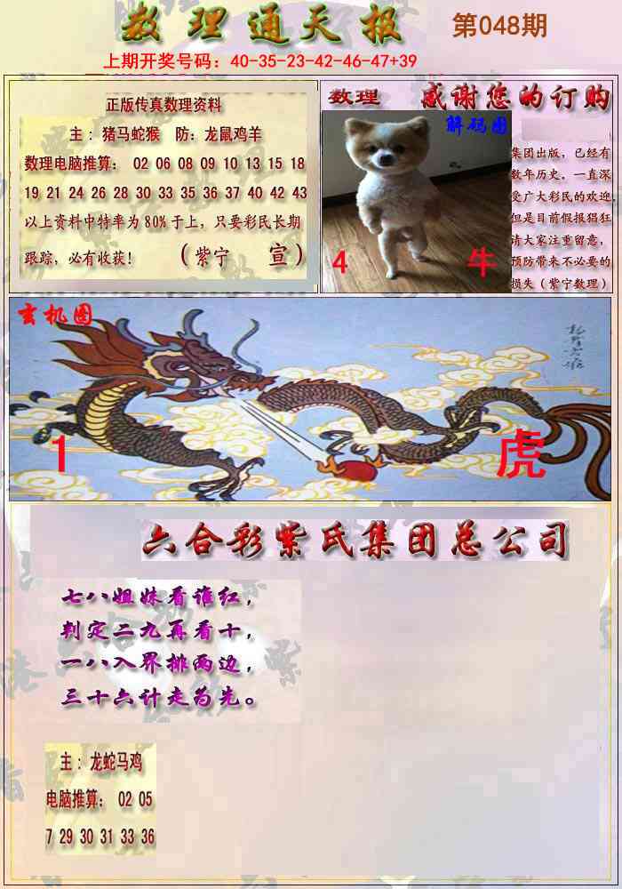 048期数通报[图]