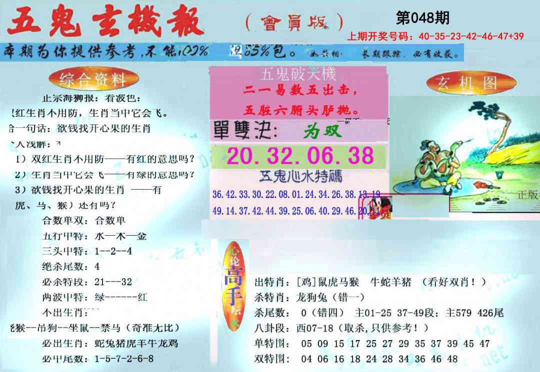 048期新五鬼玄机[图]