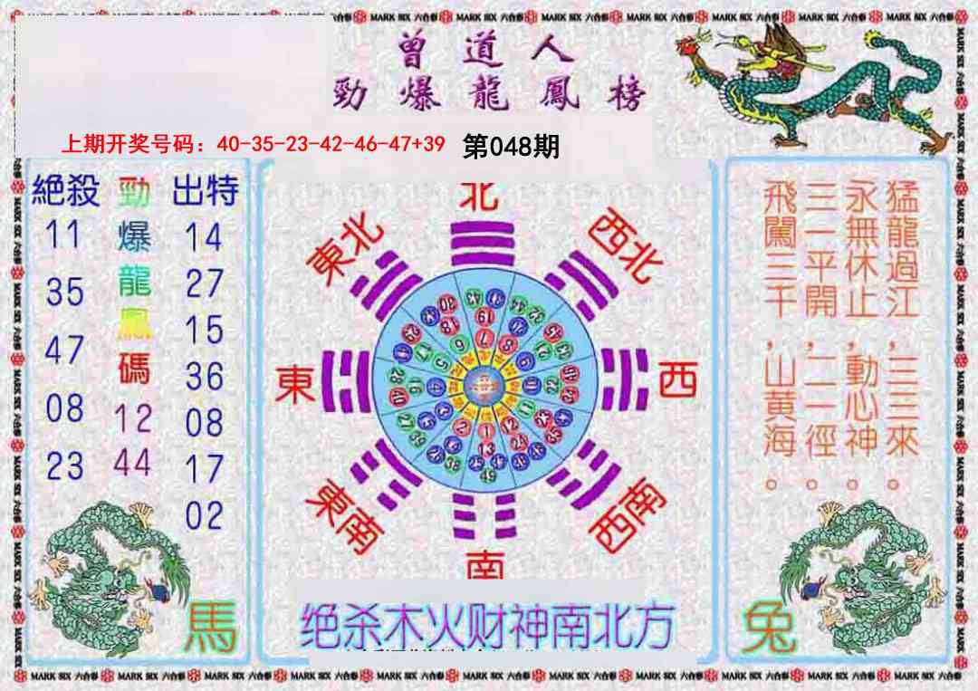 048期曾道人劲爆龙凤榜[图]