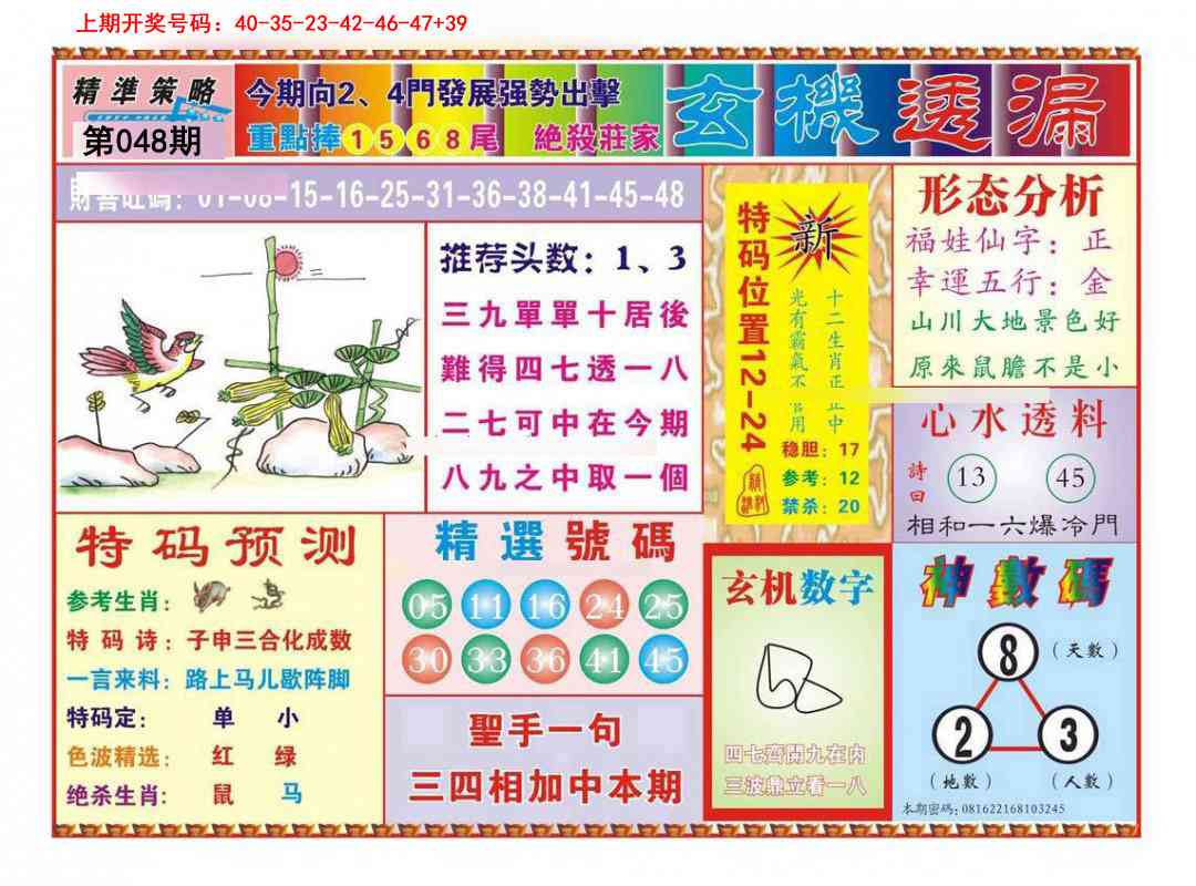 048期玄机透漏[图]