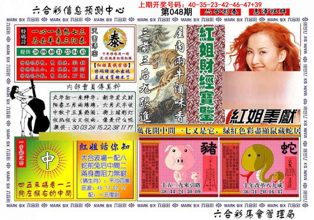 048期红姐财经宝鉴[图]