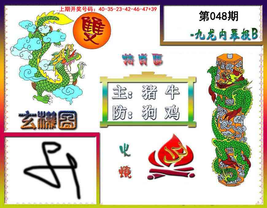 048期九龙内幕特肖图B[图]