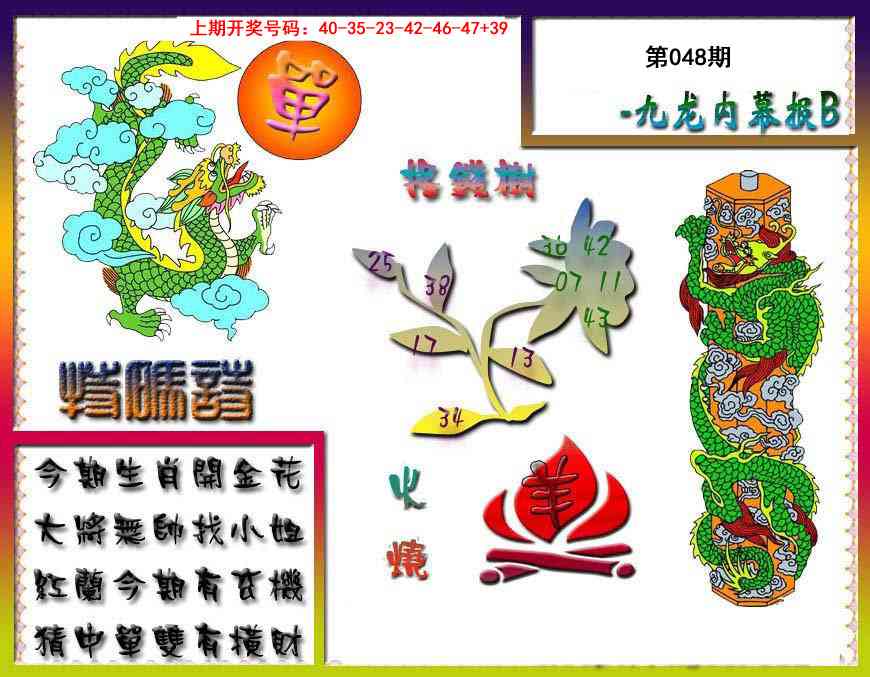 048期九龙内幕特肖图a[图]