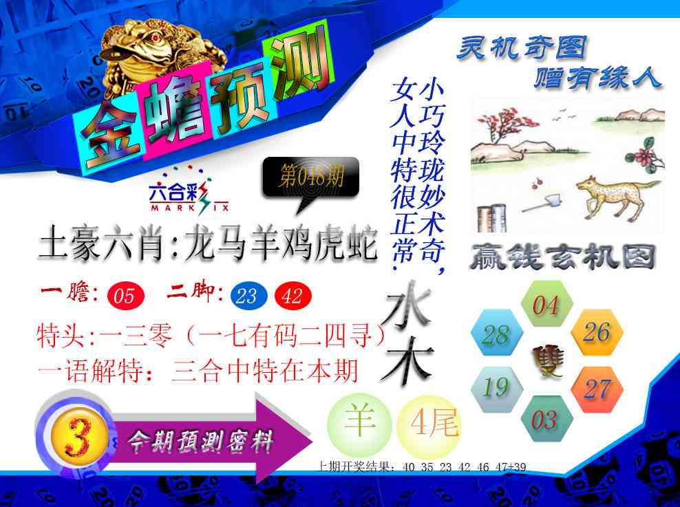 048期金蟾预测[图]