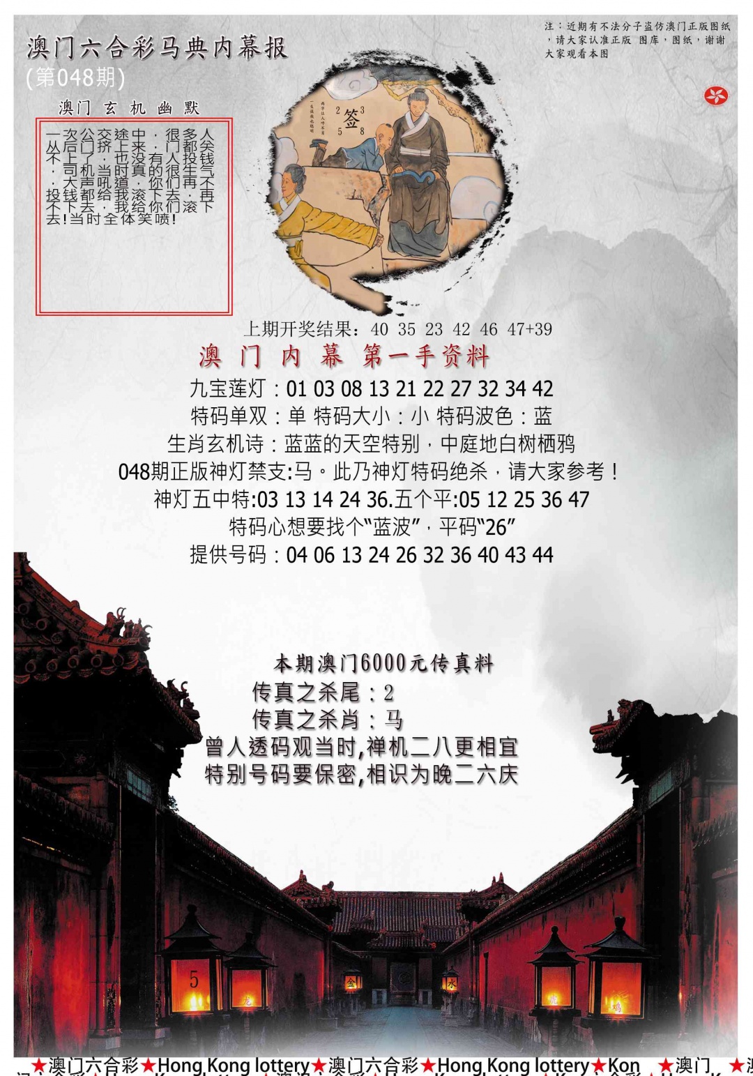 048期马经内幕报[图]