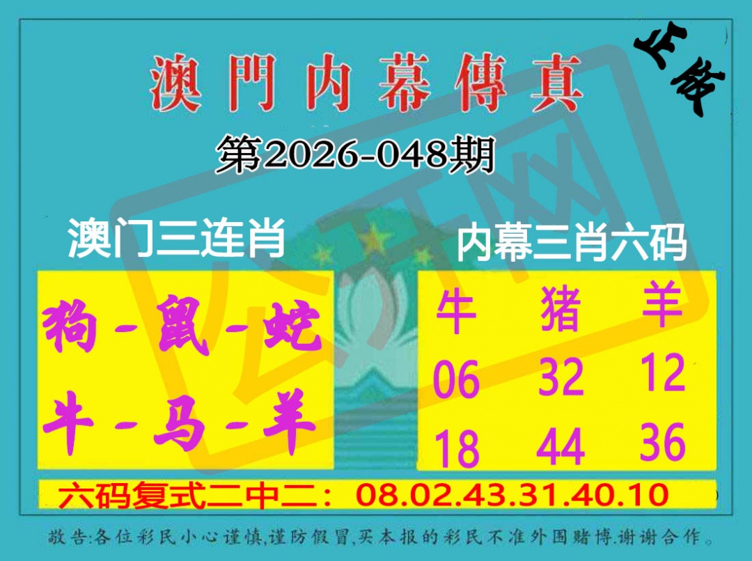 048期内幕传真三肖版[图]